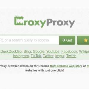 croxyproxy di browser chrome