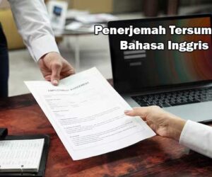 penerjemah tersumpah bahasa inggris